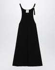 Courreges Courrèges Black ribbed mini dress
