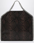 Stella McCartney Falabella Tote Fold Over with snake print