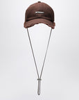 JACQUEMUS The Cap Artichoke brown in cotton