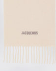 JACQUEMUS The beige Moisson scarf