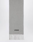 JACQUEMUS The Moisson scarf grey