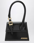 JACQUEMUS Medium black Chiquito bag with buckle
