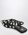 The Attico Black Grid ballerina