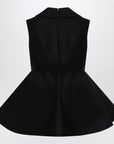JACQUEMUS Black wool and silk Spalla Top