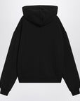 JACQUEMUS Black cotton zip-up hoodie