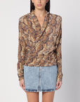 ISABEL MARANT Snake Print Marlin Blouse