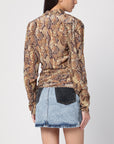 ISABEL MARANT Snake Print Marlin Blouse