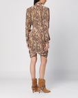 ISABEL MARANT Cleora snake print dress