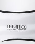 The Attico Two-piece zebra bikini in black/white