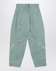 The Attico Sage green trousers with zip