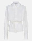 The Attico White cotton shirt