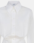 The Attico White cotton shirt