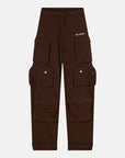 The Attico Brown Fern cargo pants