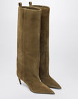 The Attico Lea Military Green high boot