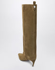 The Attico Lea Military Green high boot
