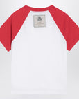 JACQUEMUS Baseball white/red T-shirt