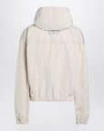 JACQUEMUS Bateau ivory windbreaker jacket