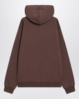JACQUEMUS Brown cotton hoodie