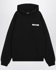 JACQUEMUS Black cotton hoodie