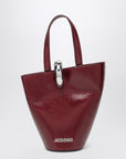 JACQUEMUS Burgundy The Small Bambola bag
