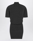 JACQUEMUS Dark grey wool and cashmere dress