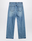 JACQUEMUS Straight leg denim pants in indigo color