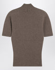 JACQUEMUS Brown wool and cashmere top