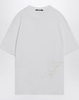 JACQUEMUS White cotton crew neck T-shirt