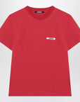 JACQUEMUS Red Gros Grain T-shirt