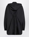 Moncler Black zip parka in nylon