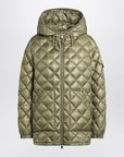 Moncler Green quilted jacket in nylon