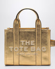 Marc Jacobs Gold leather The Small Tote Bag