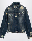 Marc Jacobs Washed denim jacket with worn details