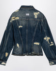 Marc Jacobs Washed denim jacket with worn details