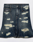 Marc Jacobs Washed denim skirt with worn details