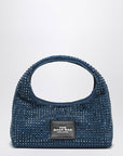 Marc Jacobs Borsa The Mini Sack in denim with rhinestones