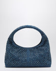 Marc Jacobs Borsa The Mini Sack in denim with rhinestones