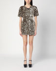 Marc Jacobs Gold mini dress with sequins