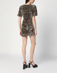 Marc Jacobs Gold mini dress with sequins