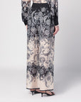 ZIMMERMANN Cream Rhiannon trousers with fantasy print