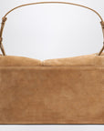 Christian Louboutin Baggy small beige shoulder bag in suede