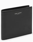 Saint Laurent Black leather bi-fold wallet