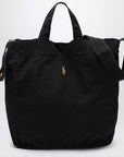 Polo Ralph Lauren Large black canvas tote bag with logo