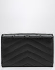 Saint Laurent Black Monogram Envelope small wallet