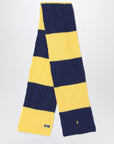 Polo Ralph Lauren Blue/yellow striped wool scarf