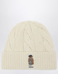 Polo Ralph Lauren Polo Bear hat in cream wool
