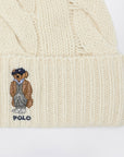 Polo Ralph Lauren Polo Bear hat in cream wool