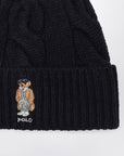 Polo Ralph Lauren Navy blue wool Polo Bear hat