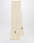 Polo Ralph Lauren Polo Bear scarf in cream wool
