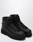 Moncler Black trekking ankle boot Peka Trek